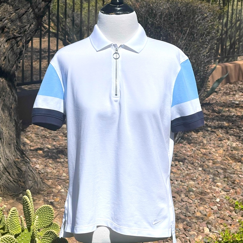 Nike Dri-Fit - Loose Fit Polo Style Top - Picture 1 of 3